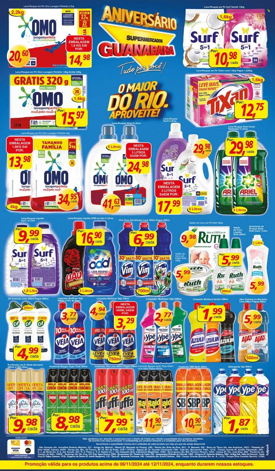 Folheto Supermercados Guanabara - 06/11/2024 - 12/11/2024. Página 12