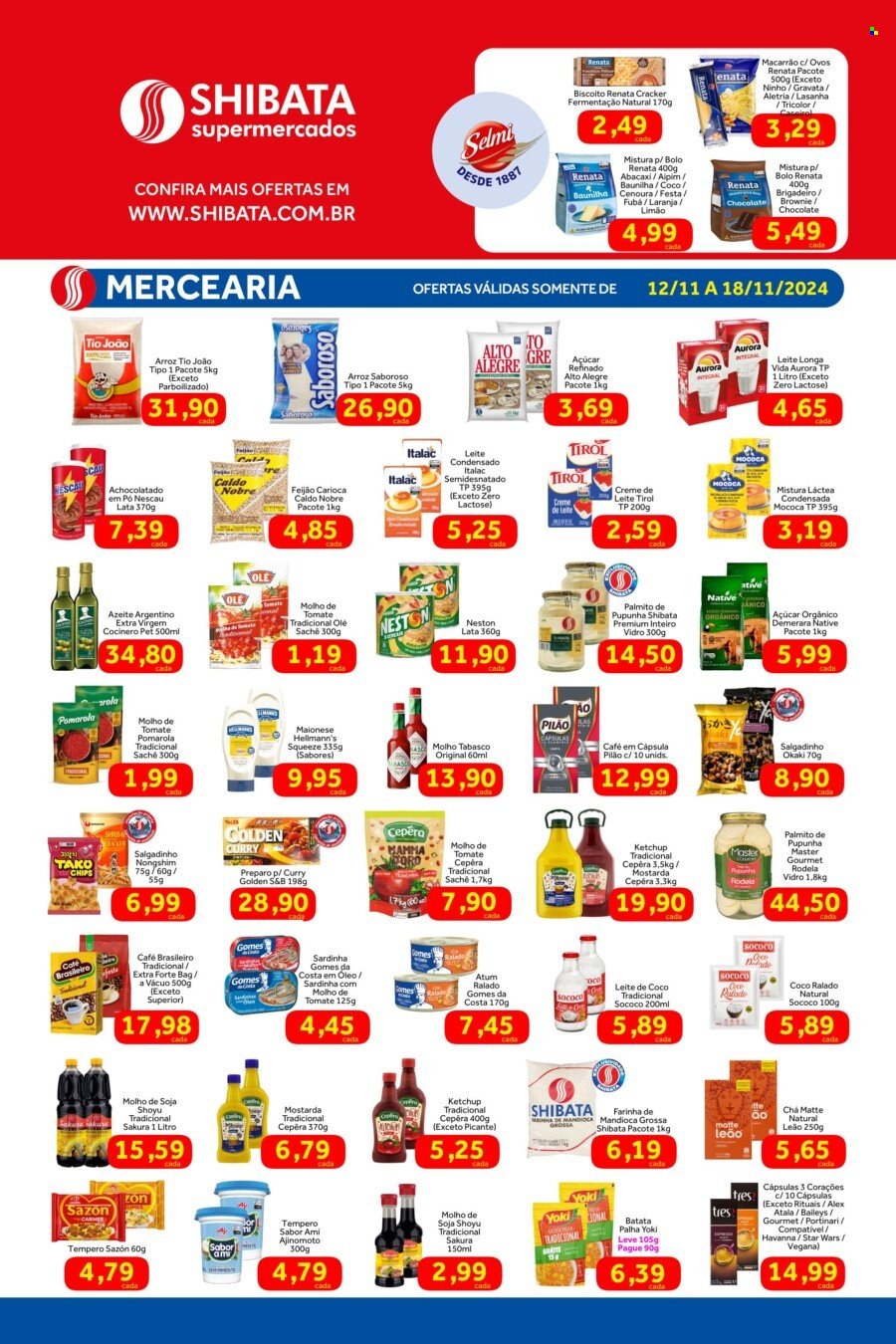 Folheto Shibata Supermercados - 12/11/2024 - 18/11/2024. Página 2