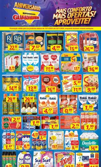 Folheto Supermercados Guanabara - 13/11/2024 - 22/11/2024.