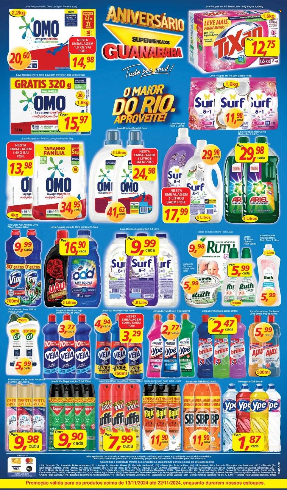 Folheto Supermercados Guanabara - 13/11/2024 - 22/11/2024. Página 12