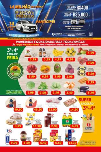 Folheto Shibata Supermercados - 19/11/2024 - 25/11/2024.