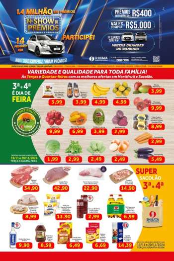 Folheto Shibata Supermercados - 19/11/2024 - 25/11/2024.