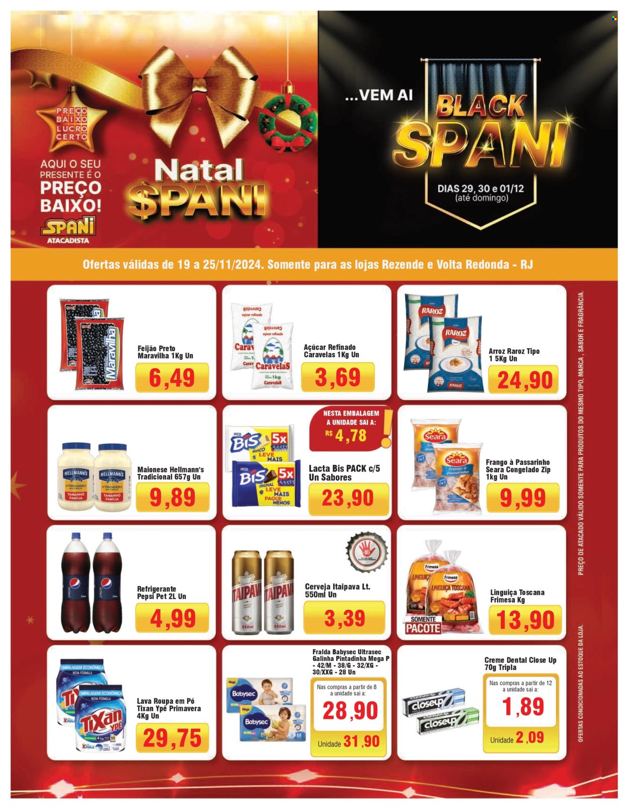 Folheto Spani Atacadista - 19/11/2024 - 25/11/2024. Página 1