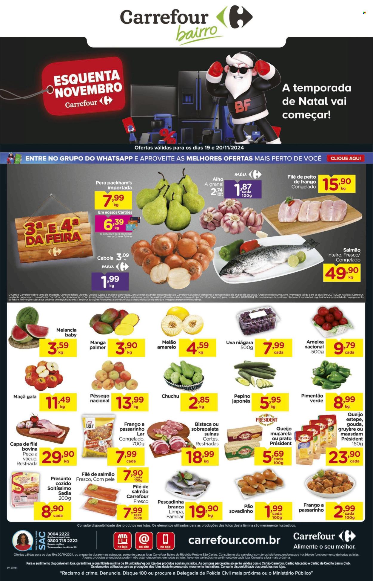 Folheto Carrefour Bairro - 19/11/2024 - 20/11/2024. Página 1
