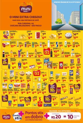 Folheto Mini Extra - 19/11/2024 - 27/11/2024.