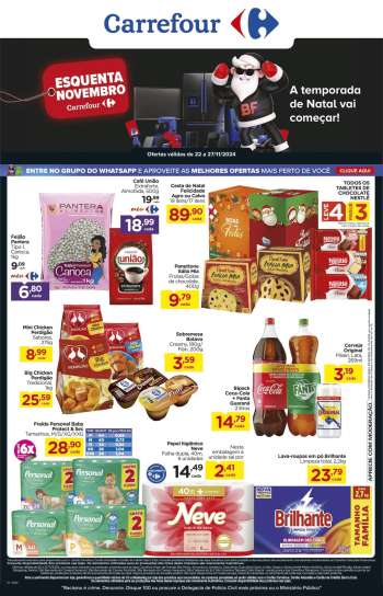 Folheto Carrefour Hiper - 22/11/2024 - 27/11/2024.