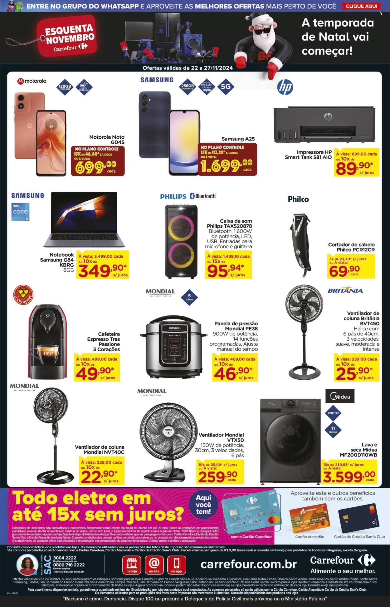 Folheto Carrefour Hiper - 22/11/2024 - 27/11/2024. Página 9
