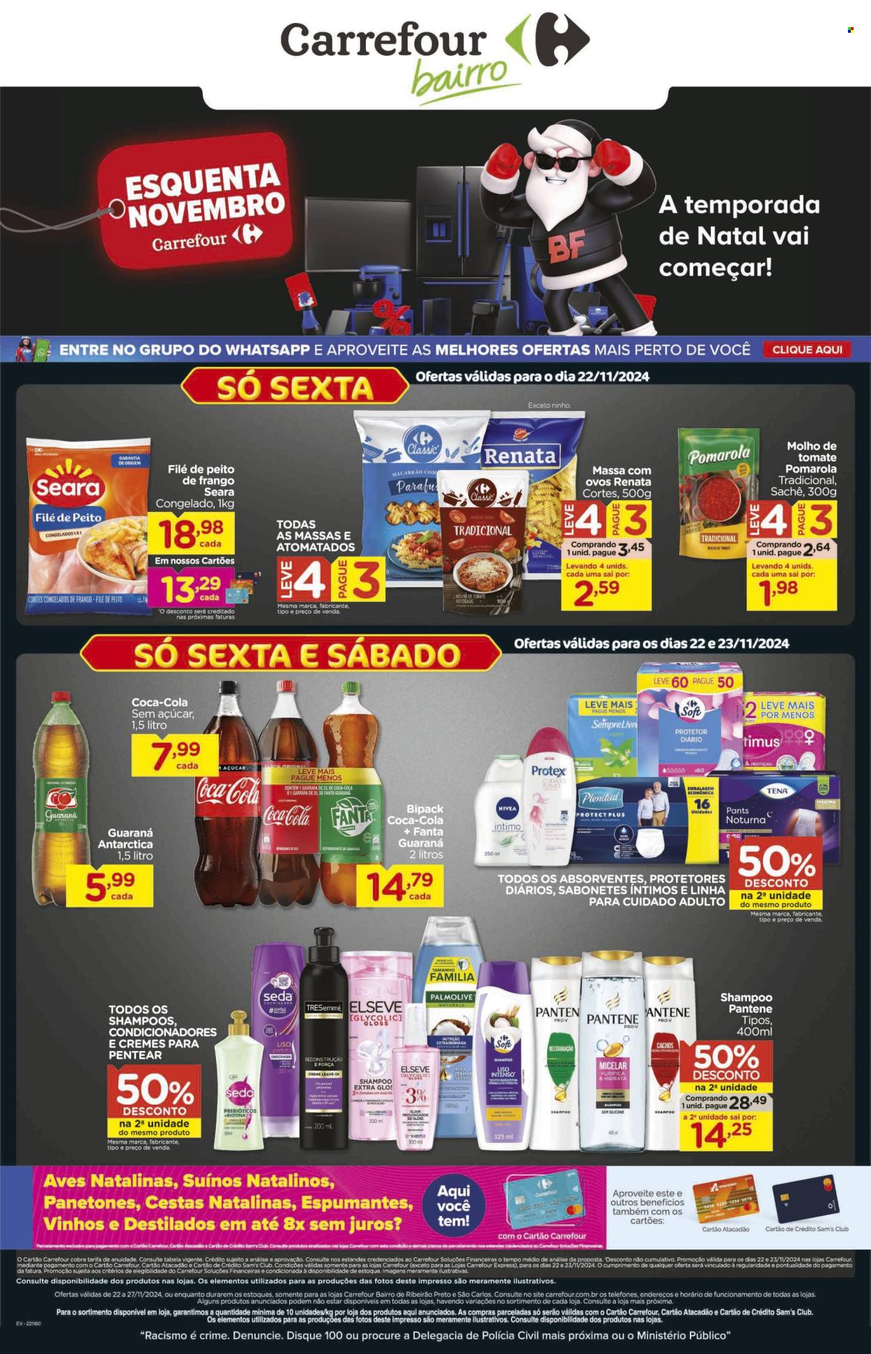 Folheto Carrefour Bairro - 22/11/2024 - 27/11/2024. Página 1