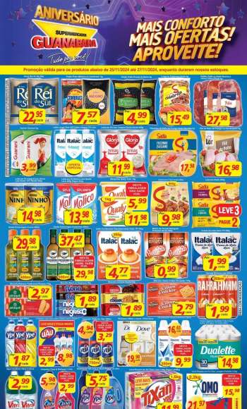 Folheto Supermercados Guanabara - 25/11/2024 - 27/11/2024.