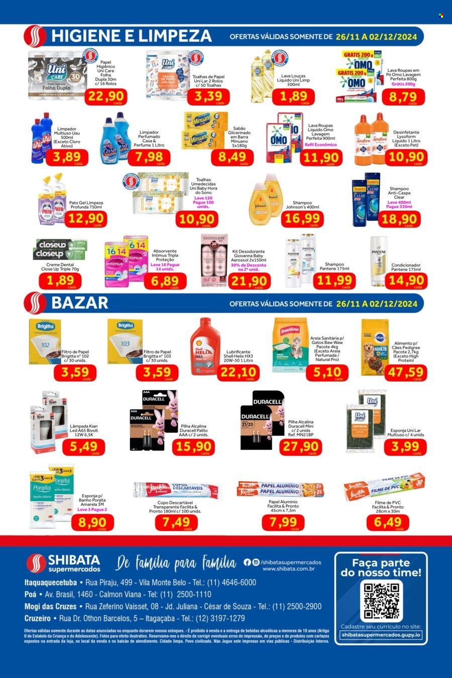 Folheto Shibata Supermercados - 26/11/2024 - 02/12/2024. Página 4