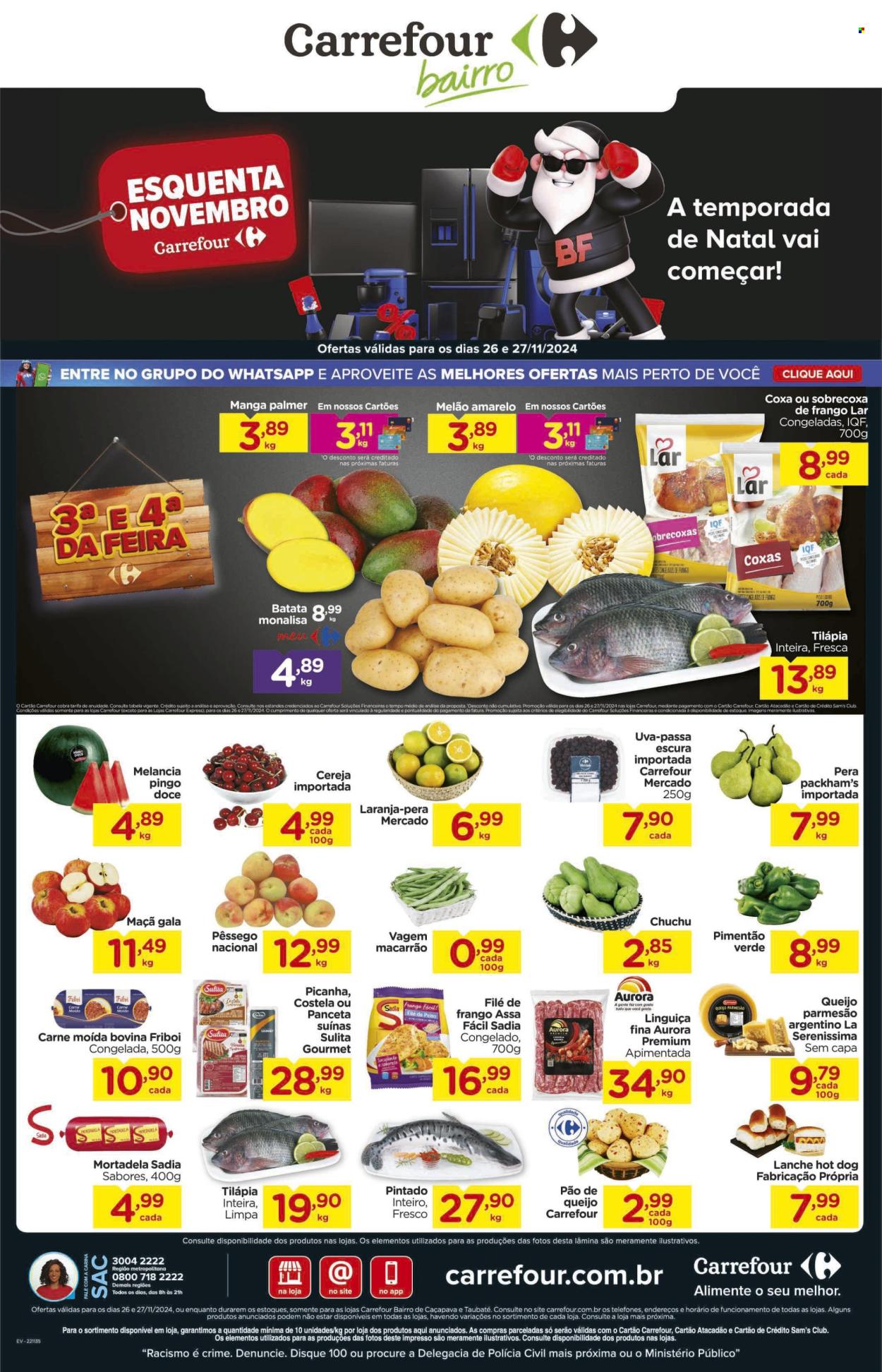 Folheto Carrefour Bairro - 26/11/2024 - 27/11/2024. Página 1
