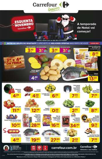 Folheto Carrefour Bairro - 26/11/2024 - 27/11/2024.