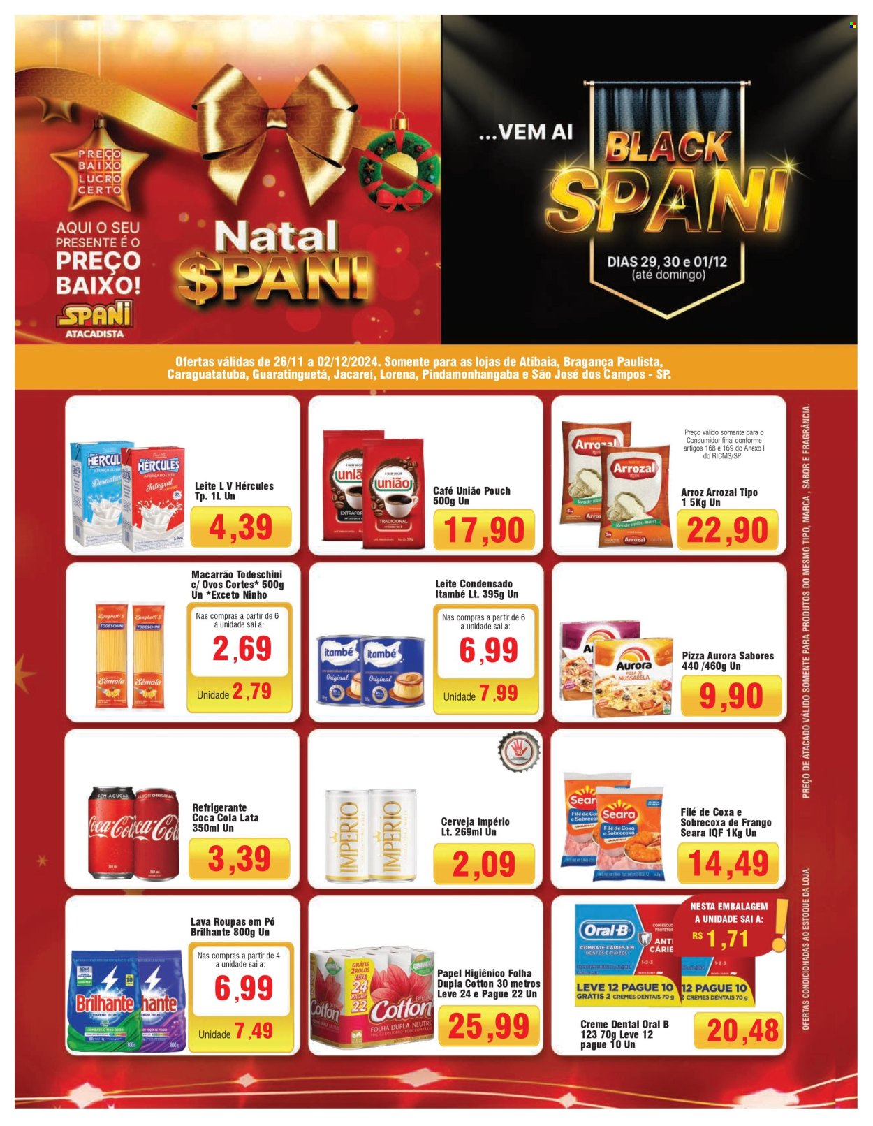 Folheto Spani Atacadista - 26/11/2024 - 02/12/2024. Página 1