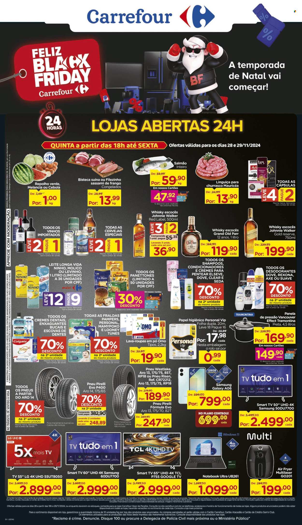 Folheto Carrefour Hiper - 28/11/2024 - 01/12/2024. Página 1