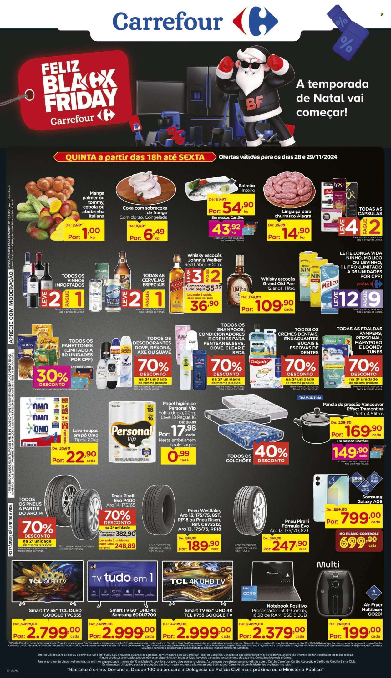 Folheto Carrefour Hiper - 28/11/2024 - 01/12/2024. Página 1