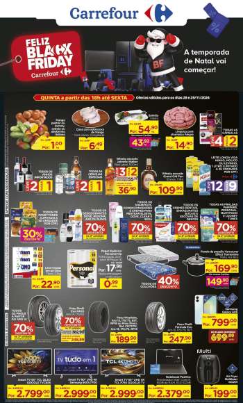 Folheto Carrefour Hiper - 28/11/2024 - 01/12/2024.