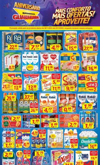 Folheto Supermercados Guanabara - 28/11/2024 - 03/12/2024.
