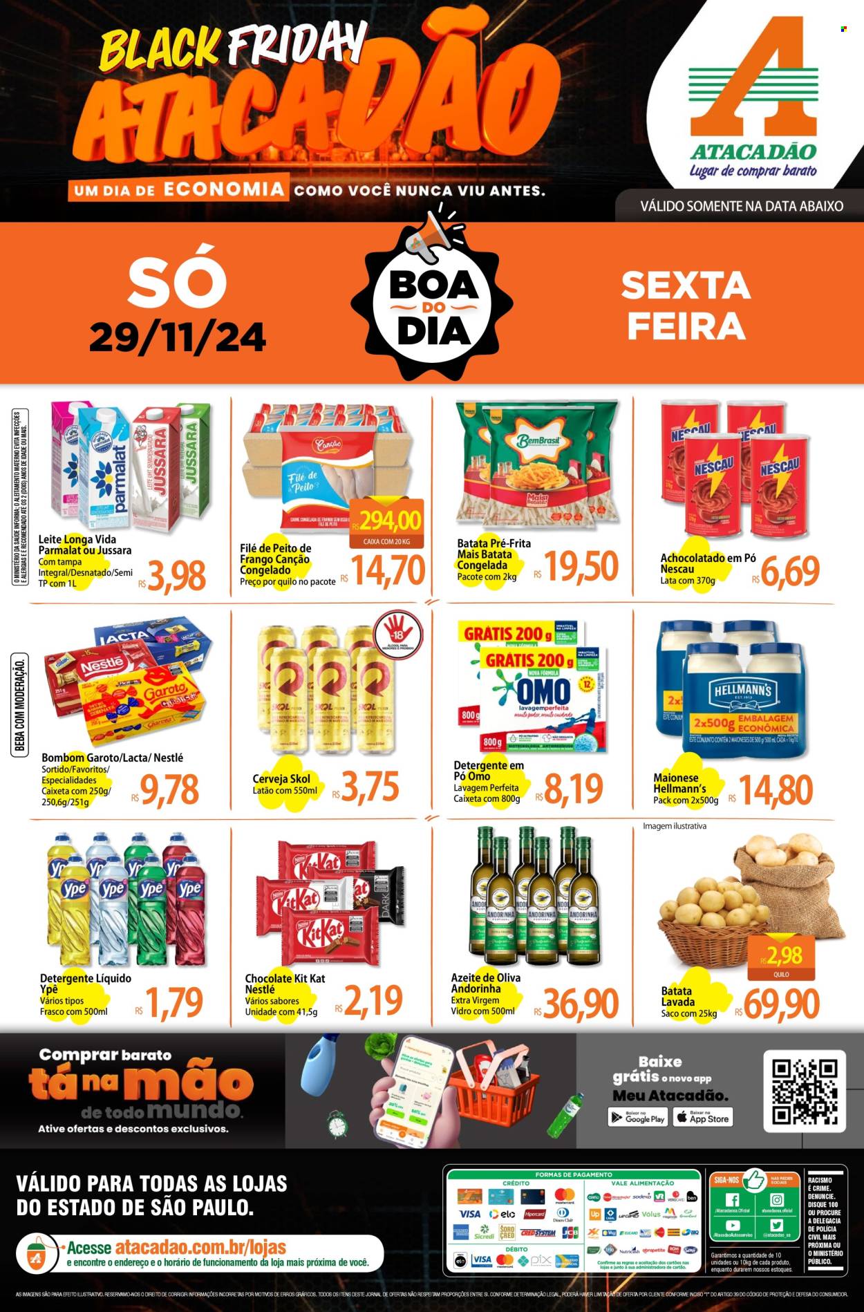 Folheto Atacadão - 29/11/2024 - 29/11/2024. Página 1