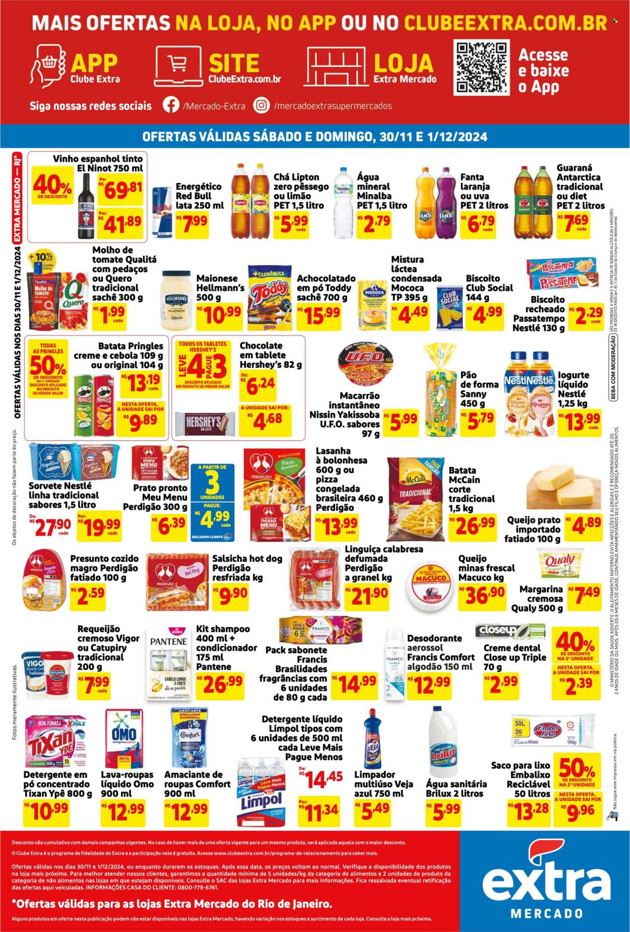 Folheto Mercado Extra - 30/11/2024 - 01/12/2024. Página 2