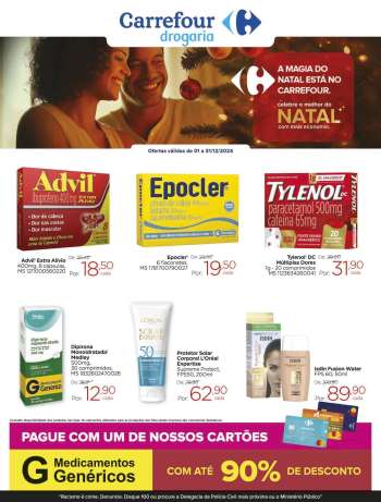 Folheto Carrefour Drogaria - 01/12/2024 - 31/12/2024.