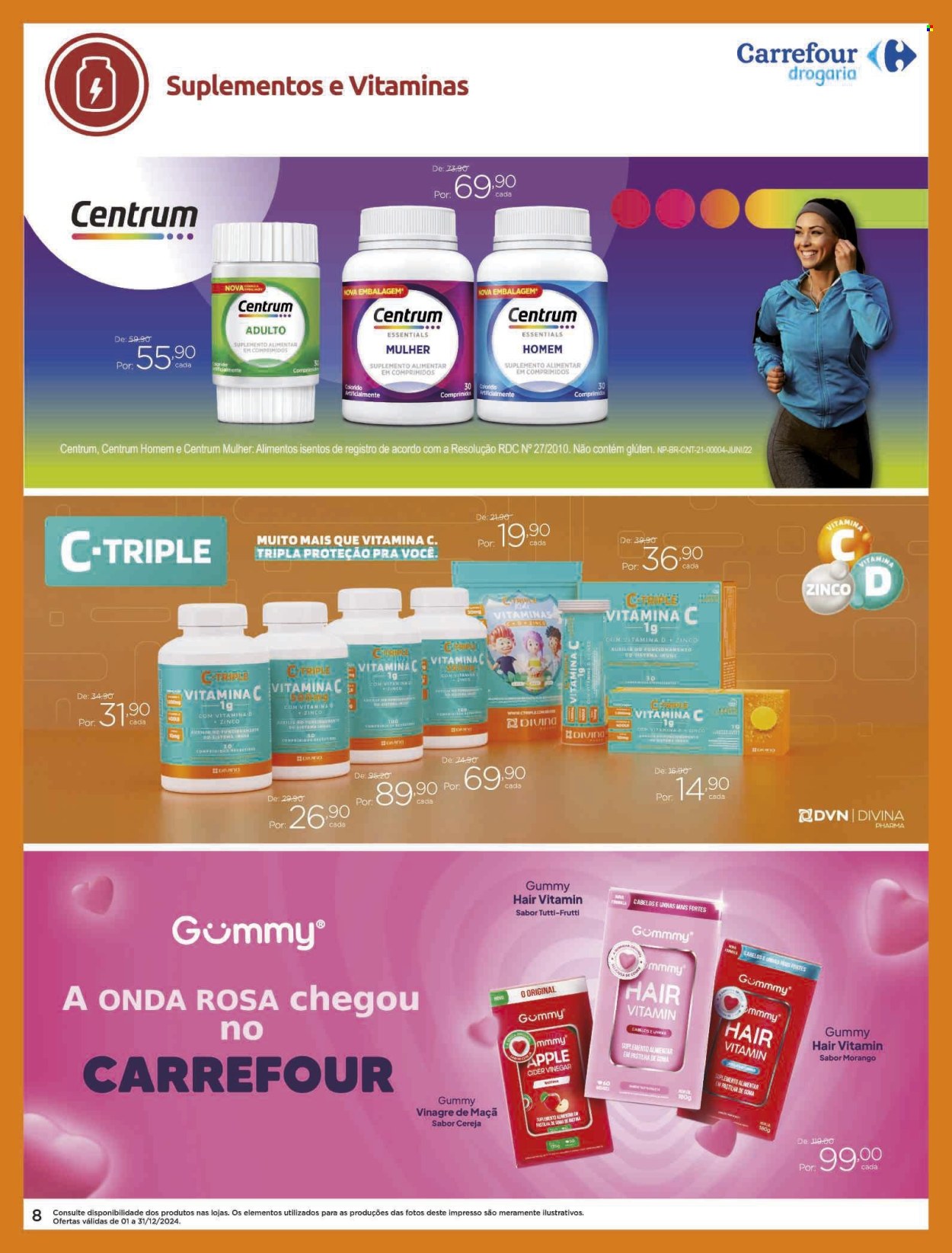Folheto Carrefour Drogaria - 01/12/2024 - 31/12/2024. Página 8