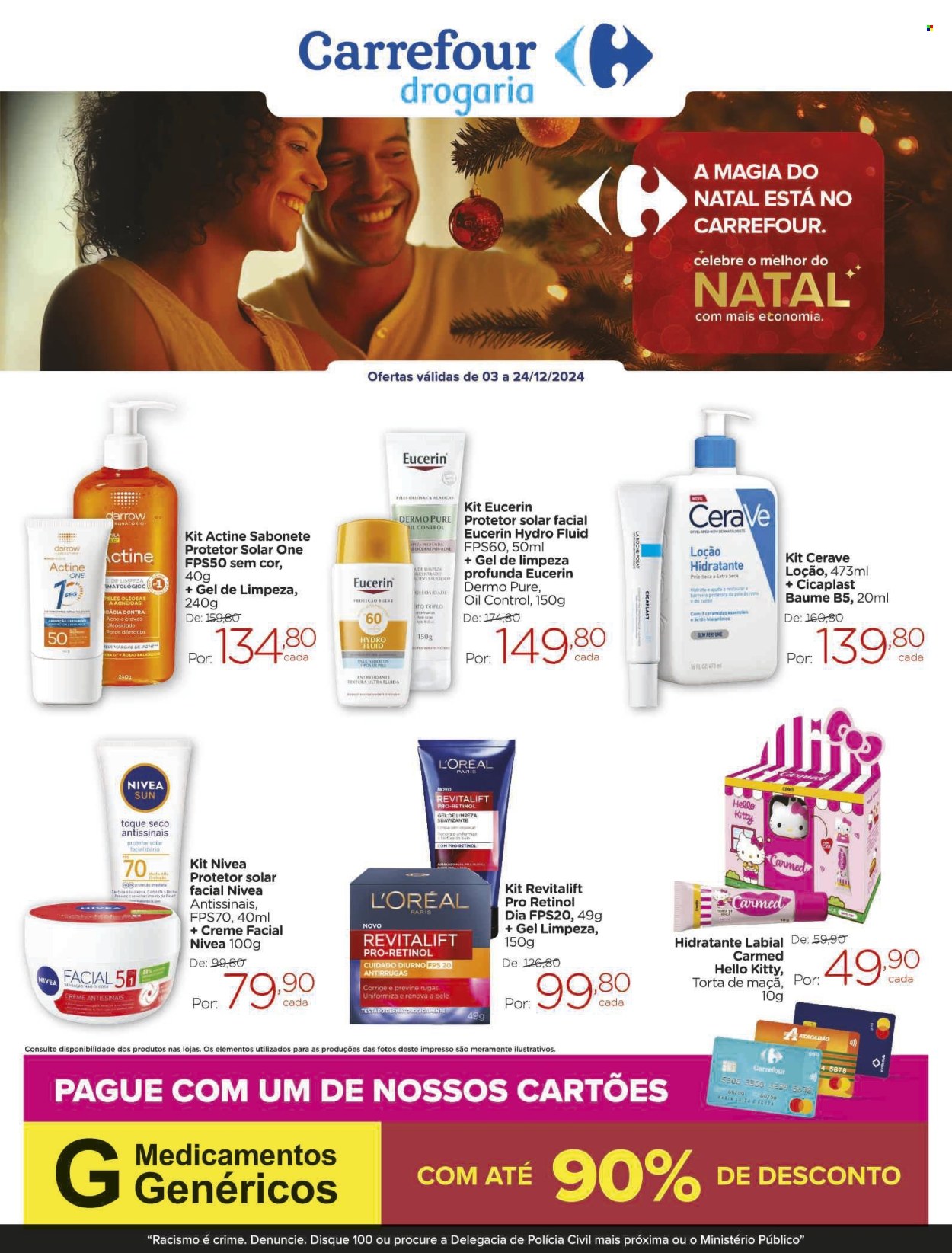 Folheto Carrefour Drogaria - 03/12/2024 - 24/12/2024. Página 1