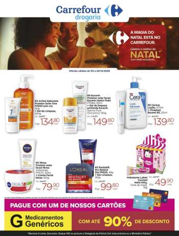 Folheto Carrefour Drogaria - 03/12/2024 - 24/12/2024.