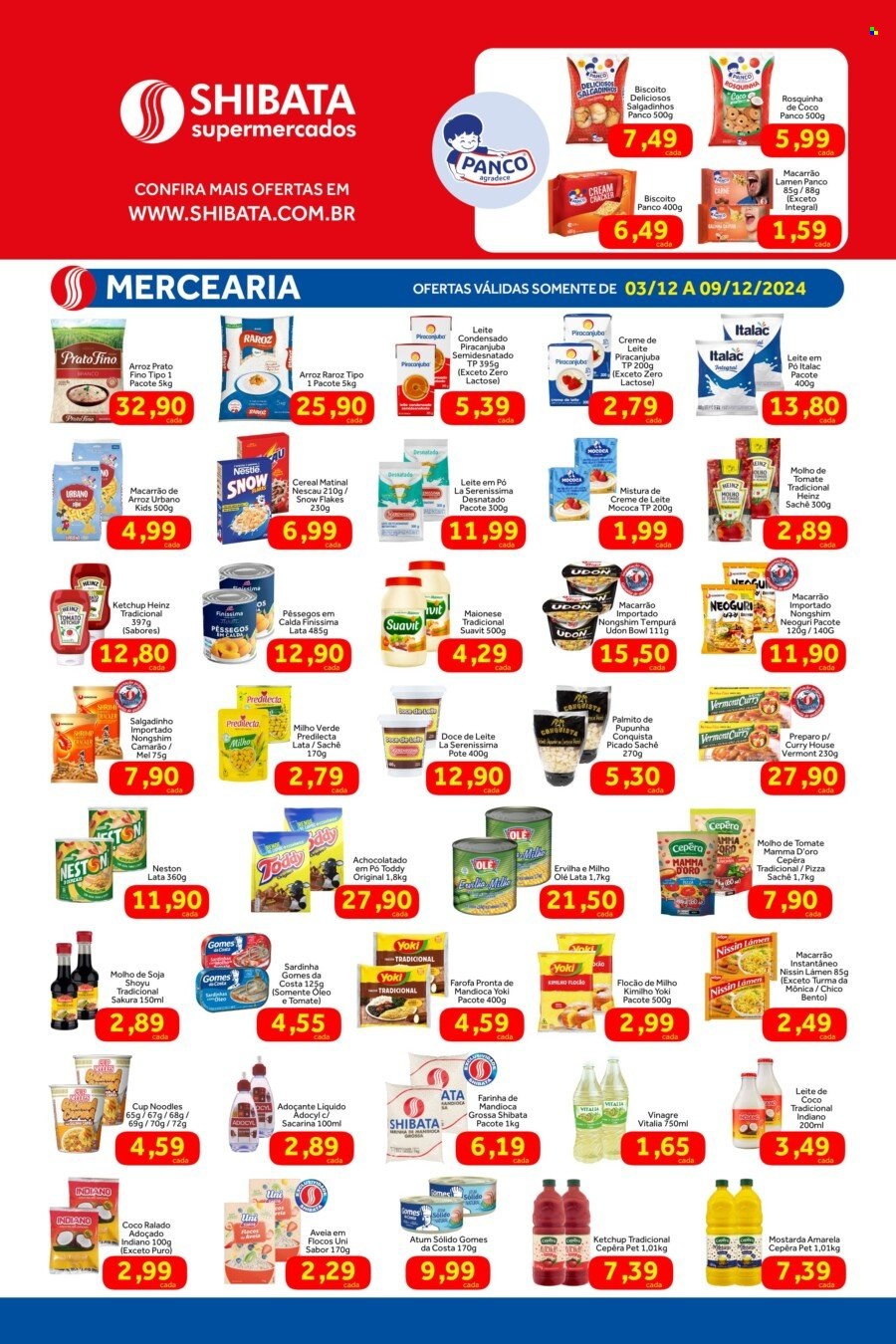 Folheto Shibata Supermercados - 03/12/2024 - 09/12/2024. Página 2