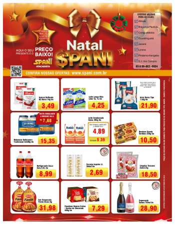 Folheto Spani Atacadista - 03/12/2024 - 09/12/2024.