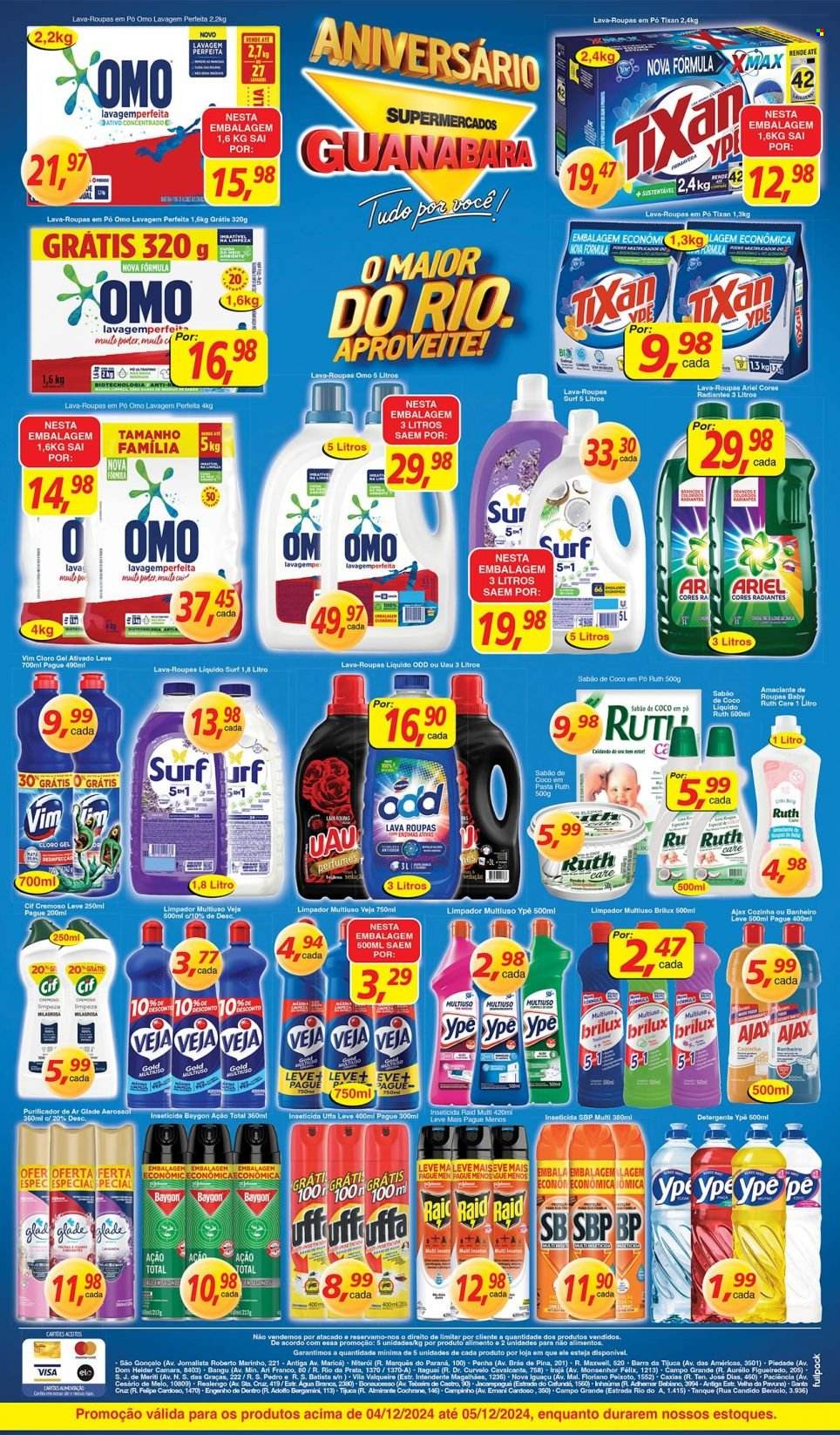 Folheto Supermercados Guanabara - 04/12/2024 - 05/12/2024. Página 10