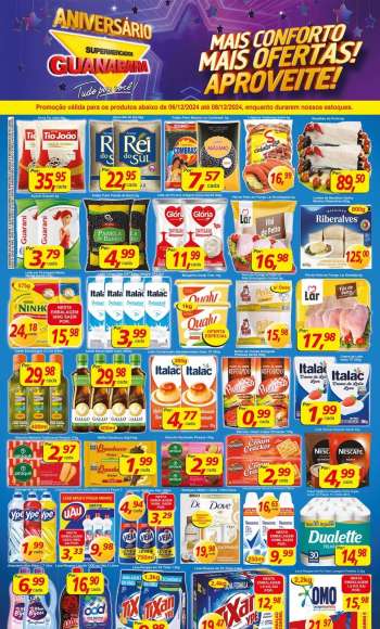 Folheto Supermercados Guanabara - 06/12/2024 - 08/12/2024.