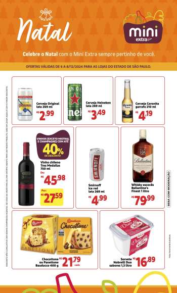 Folheto Mini Extra - 06/12/2024 - 08/12/2024.