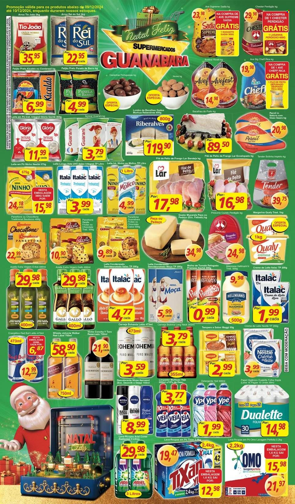 Folheto Supermercados Guanabara - 09/12/2024 - 10/12/2024. Página 1