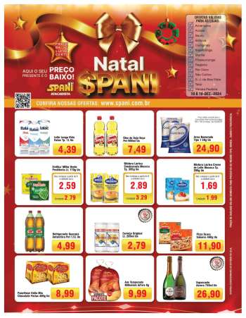 Folheto Spani Atacadista - 10/12/2024 - 18/12/2024.