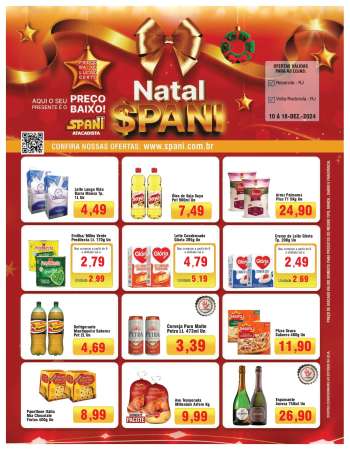 Folheto Spani Atacadista - 10/12/2024 - 18/12/2024.