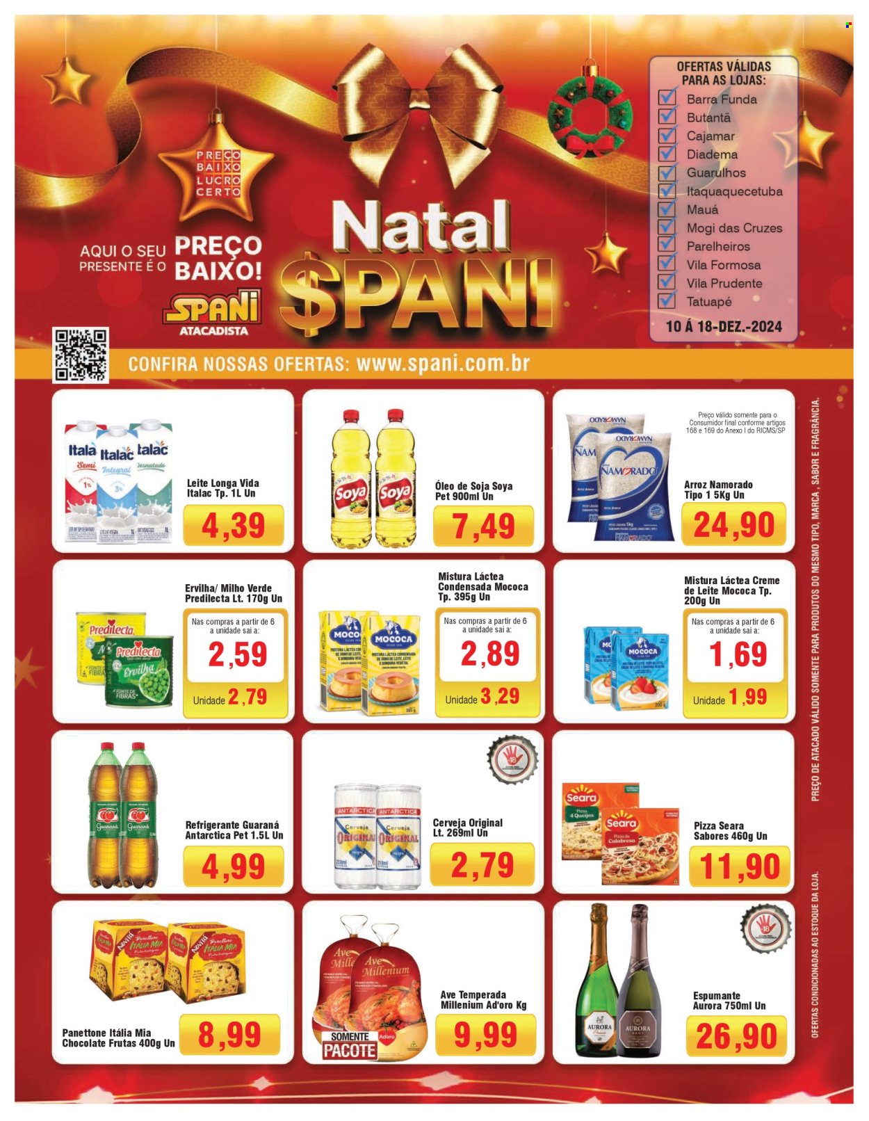 Folheto Spani Atacadista - 10/12/2024 - 18/12/2024. Página 1
