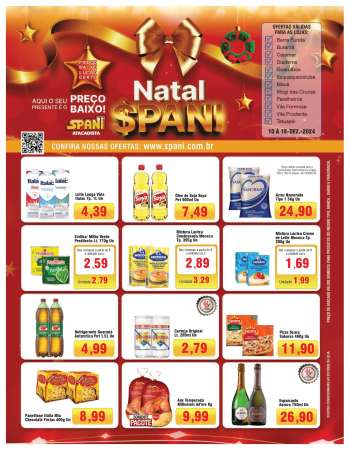 Folheto Spani Atacadista - 10/12/2024 - 18/12/2024.