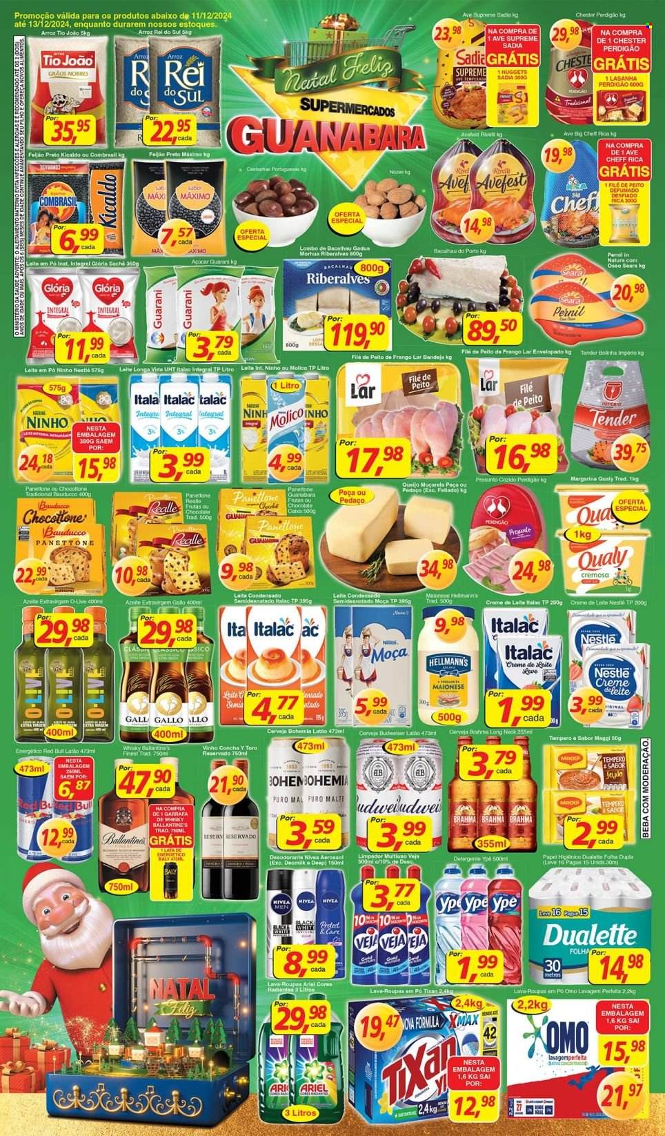 Folheto Supermercados Guanabara - 11/12/2024 - 13/12/2024. Página 1