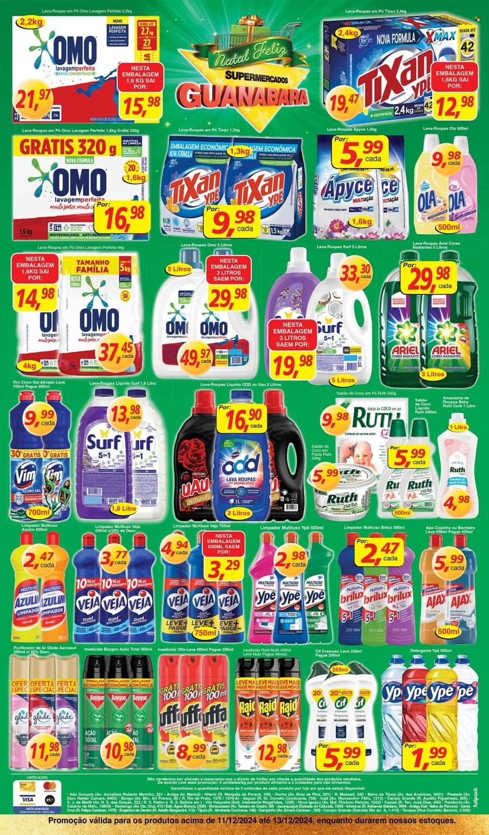 Folheto Supermercados Guanabara - 11/12/2024 - 13/12/2024. Página 11