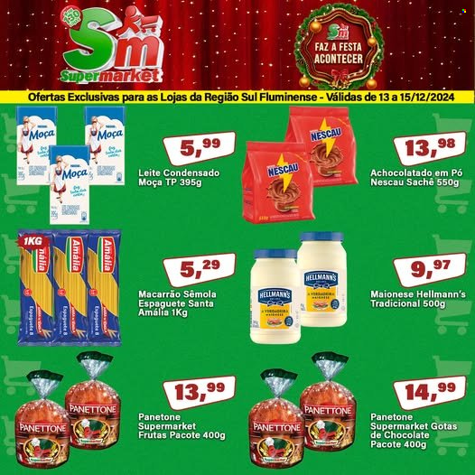 Folheto Rede Supermarket - 13/12/2024 - 15/12/2024. Página 1
