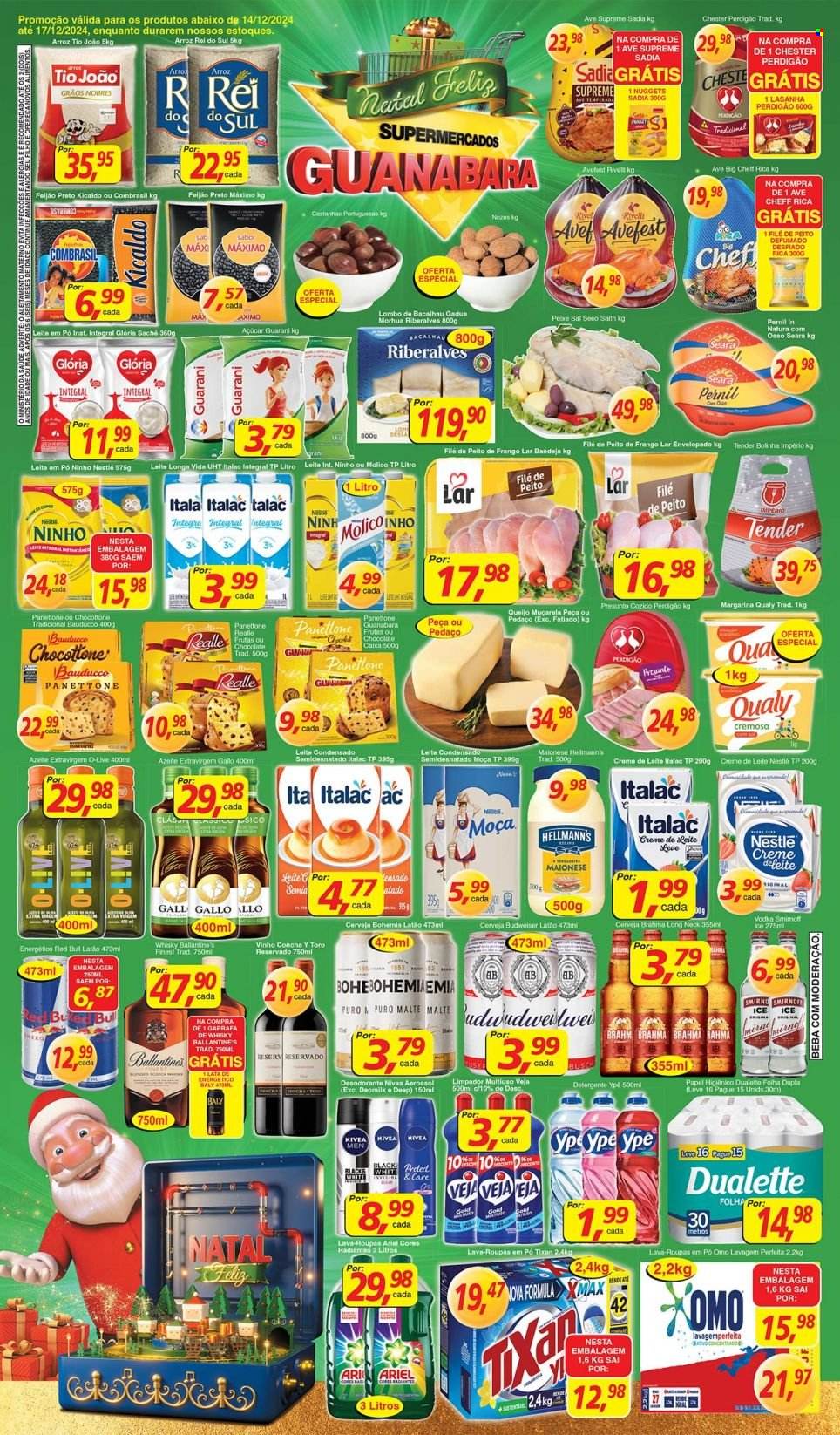 Folheto Supermercados Guanabara - 14/12/2024 - 17/12/2024. Página 1