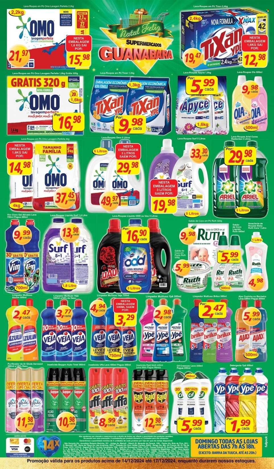 Folheto Supermercados Guanabara - 14/12/2024 - 17/12/2024. Página 11