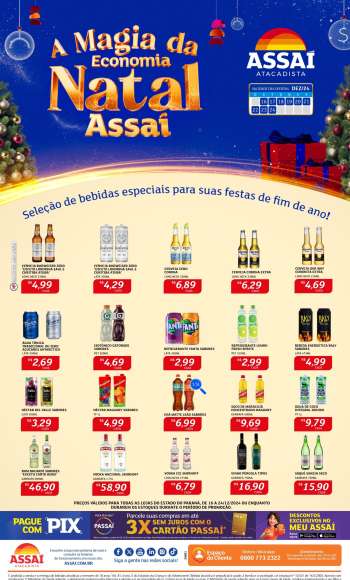 Folheto Assaí Atacadista - 16/12/2024 - 24/12/2024.