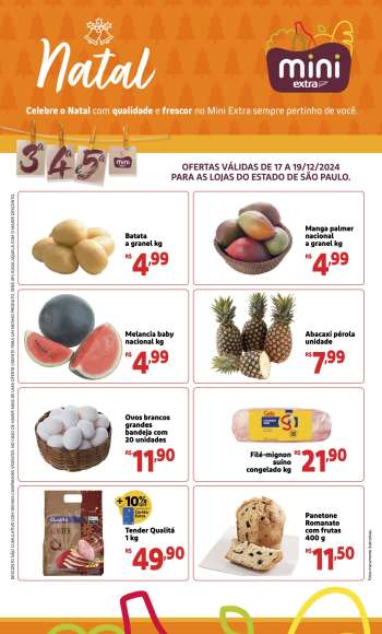 Folheto Mini Extra - 17/12/2024 - 19/12/2024.