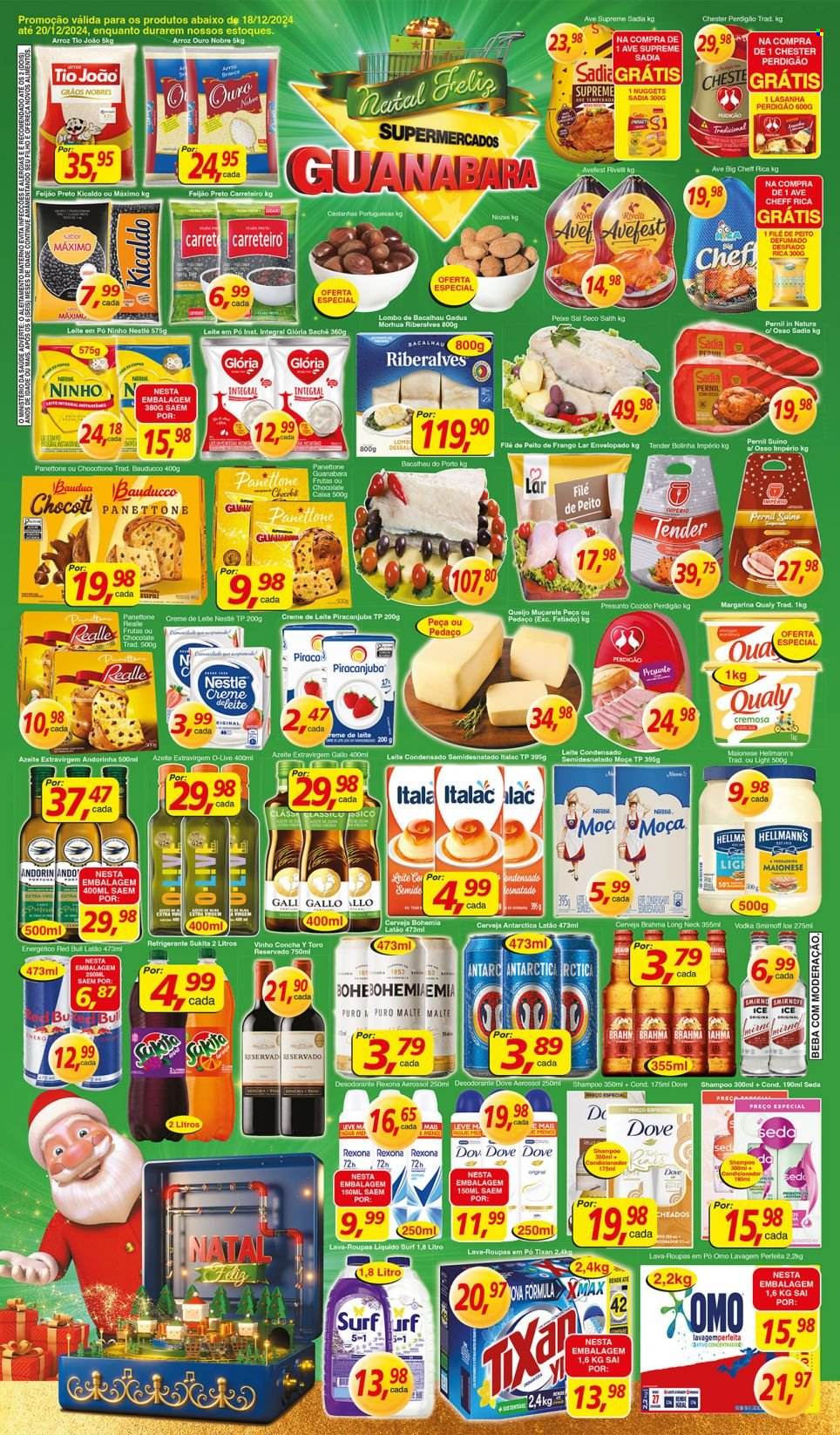 Folheto Supermercados Guanabara - 18/12/2024 - 20/12/2024. Página 1