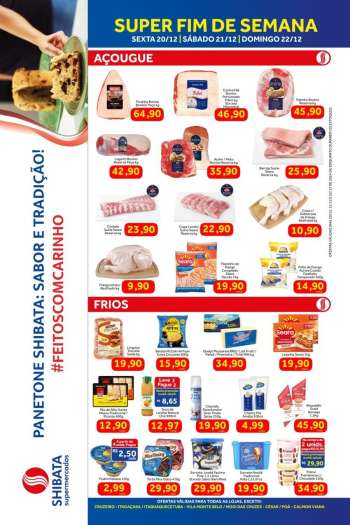 Folheto Shibata Supermercados - 20/12/2024 - 22/12/2024.