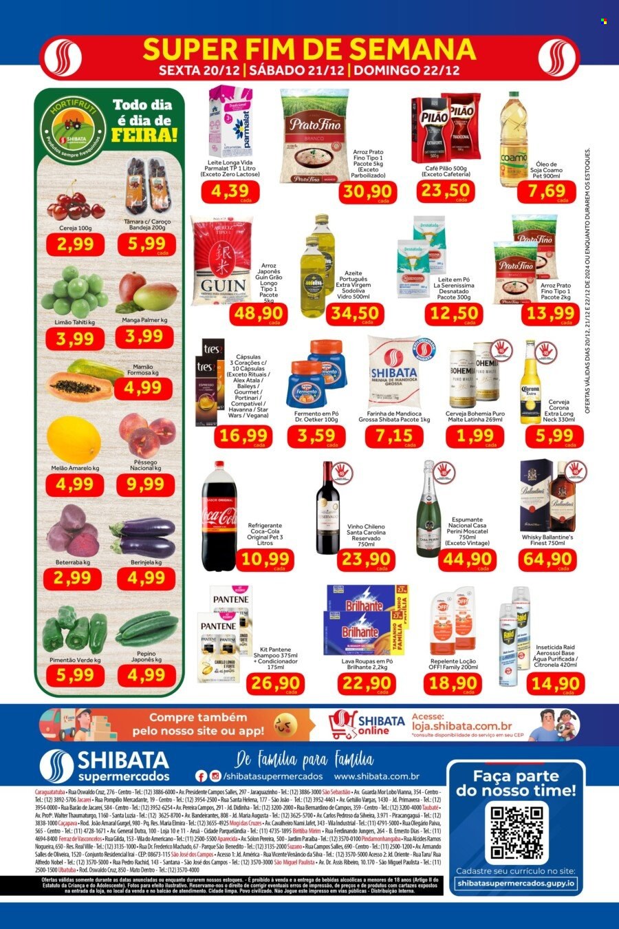Folheto Shibata Supermercados - 20/12/2024 - 22/12/2024. Página 2