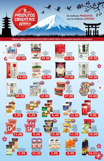 Folheto Shibata Supermercados - 20/12/2024 - 06/01/2025.
