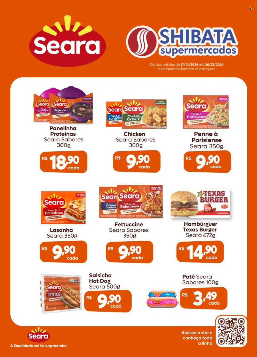 Folheto Shibata Supermercados - 17/12/2024 - 26/12/2024. Página 1