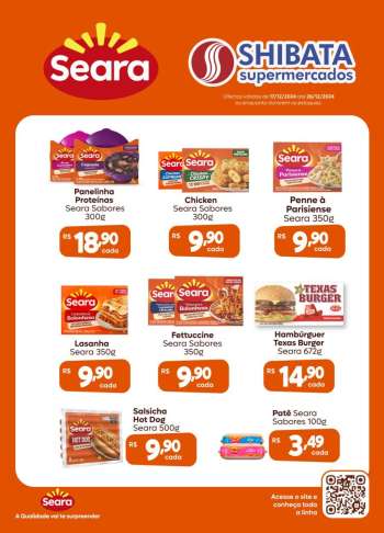Folheto Shibata Supermercados - 17/12/2024 - 26/12/2024.
